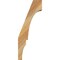 Ekena Millwork 4"W x 8"D x 20"H Balboa Rough Sawn Knee Brace, Western Red Cedar BRC04X08X20BOA00RWR - alternate 4
